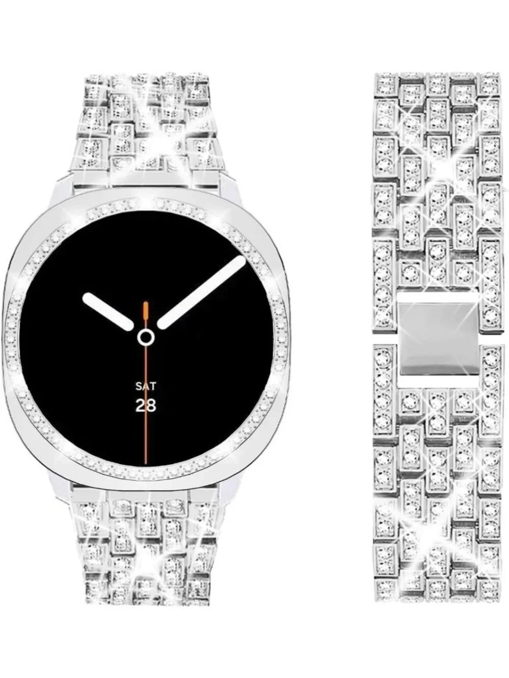 Stylish Bling Replacement Strap & Protective Case for Galaxy Watch 8/7/6